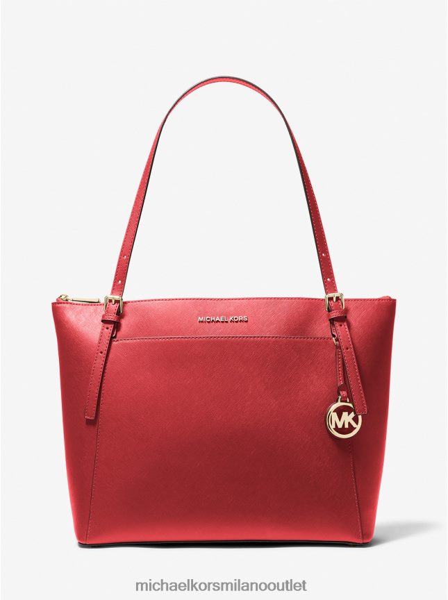 Michael Kors Borsa tote Voyager grande in pelle Saffiano donne fiamma P06L0L1145 Accessori