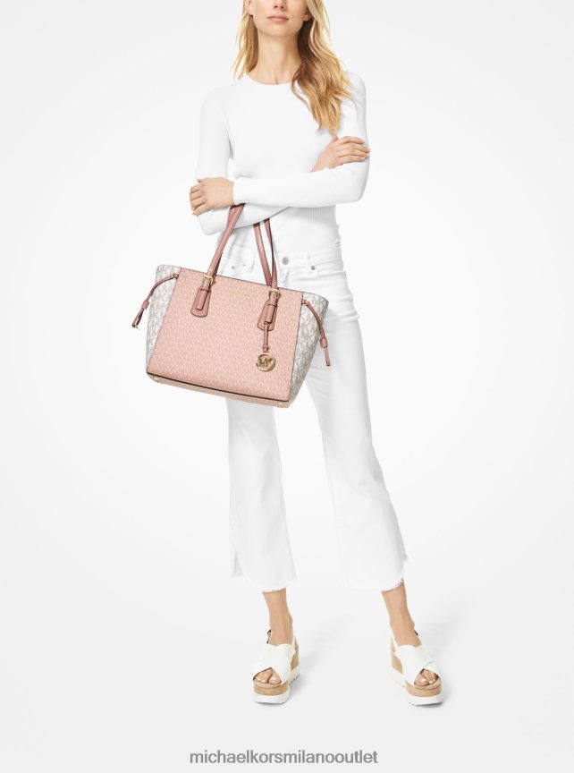 Michael Kors Borsa tote Voyager media con logo a blocchi di colore donne balletto multiplo P06L0L1054 Accessori