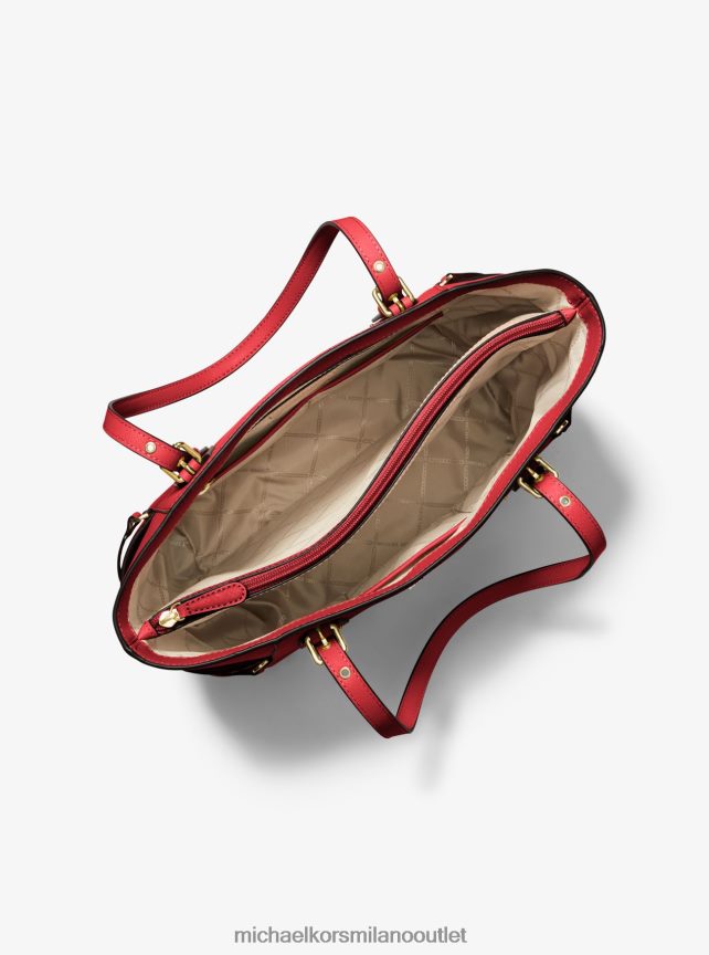 Michael Kors Borsa tote Voyager piccola in pelle Saffiano donne fiamma P06L0L1056 Accessori