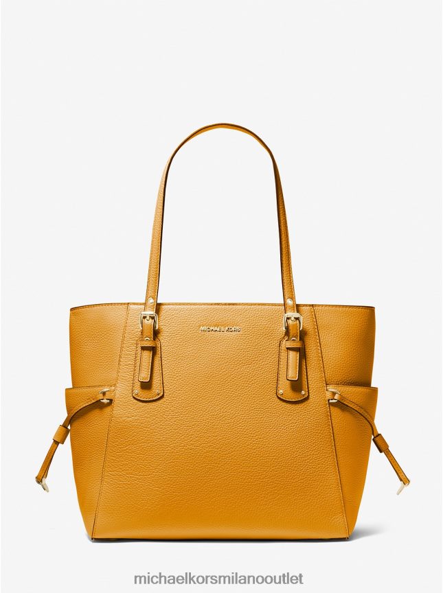 Michael Kors Borsa tote Voyager piccola in pelle martellata donne calendula P06L0L1060 Accessori