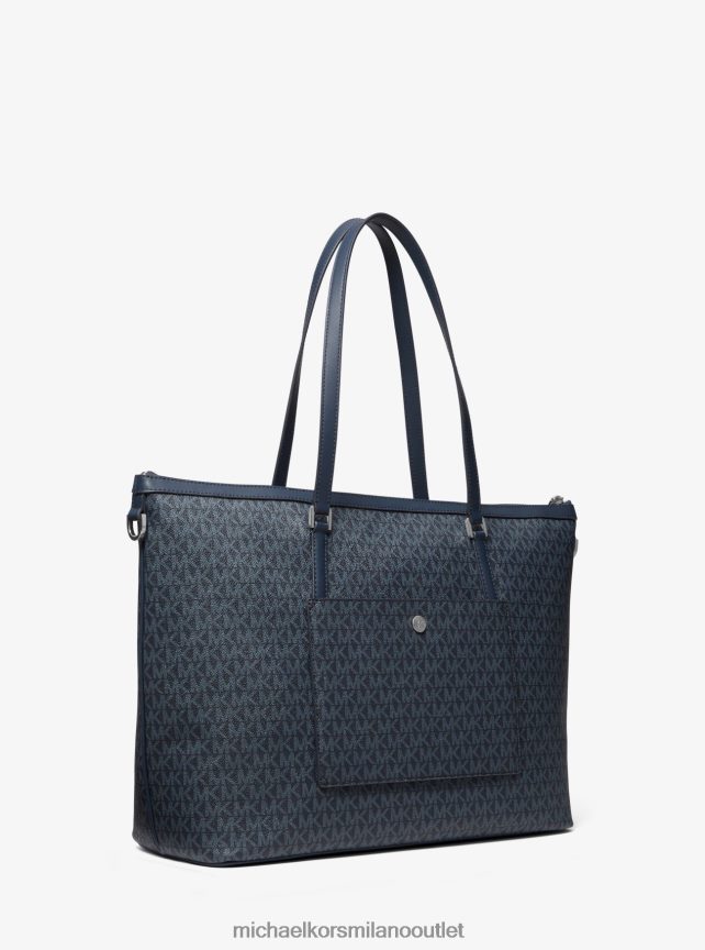 Michael Kors Borsa tote con logo grande Heritage donne admrl/plblue P06L0L1180 Accessori