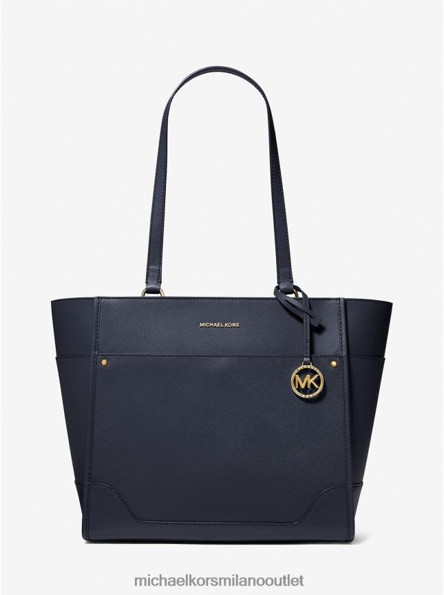 Michael Kors Borsa tote grande Harrison in pelle donne Marina Militare P06L0L1093 Accessori