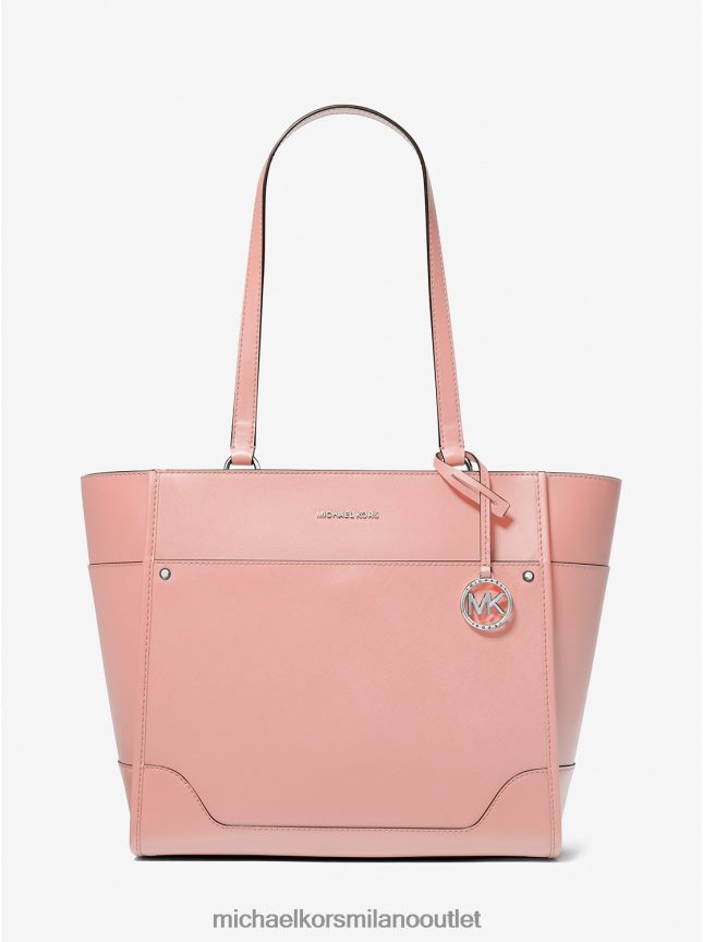 Michael Kors Borsa tote grande Harrison in pelle donne rosa P06L0L1092 Accessori