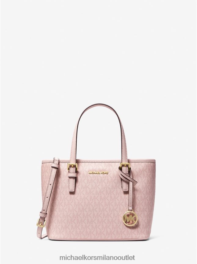 Michael Kors Borsa tote jet set travel extra piccola con logo e cerniera superiore donne fard in polvere scura P06L0L1107 Accessori