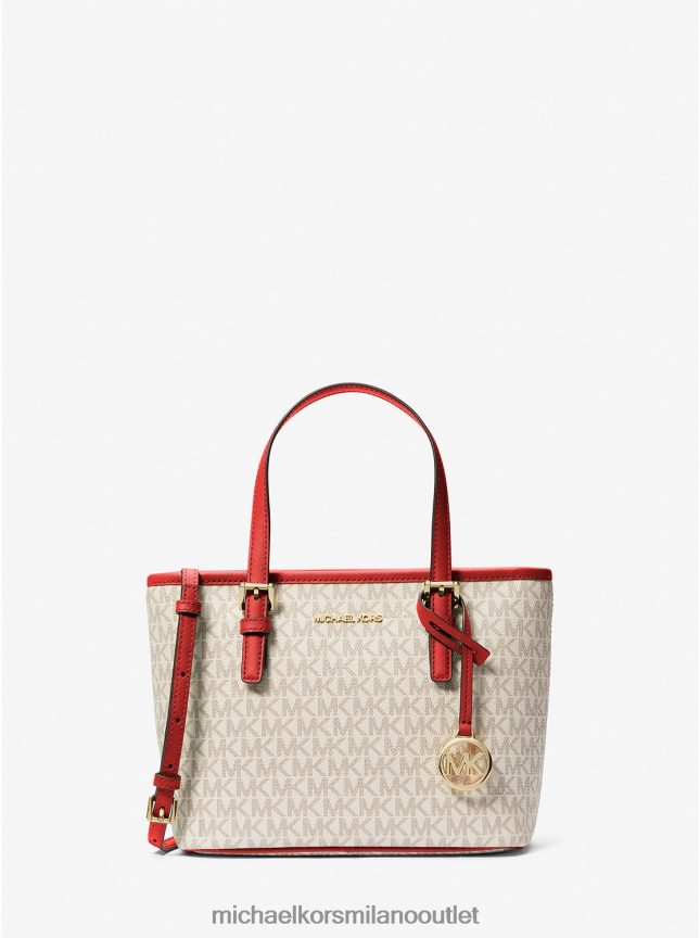 Michael Kors Borsa tote jet set travel extra piccola con logo e cerniera superiore donne papavero multi P06L0L1102 Accessori