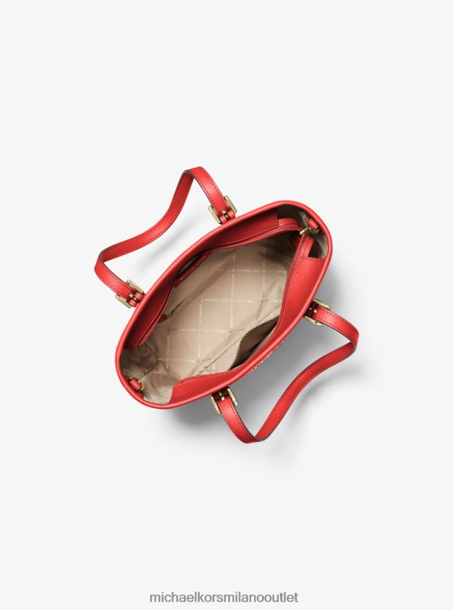 Michael Kors Borsa tote jet set travel extra piccola con logo e cerniera superiore donne papavero multi P06L0L1102 Accessori