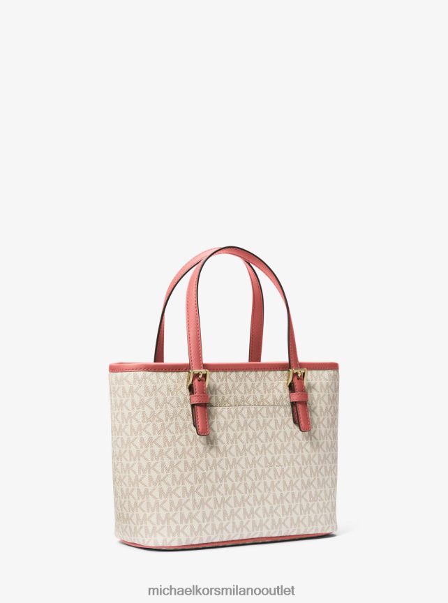 Michael Kors Borsa tote jet set travel extra piccola con logo e cerniera superiore donne rosa tea ml P06L0L1104 Accessori