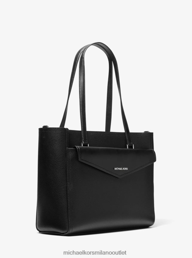Michael Kors Borsa tote maisie grande 3 in 1 in pelle martellata donne nero P06L0L1111 Accessori