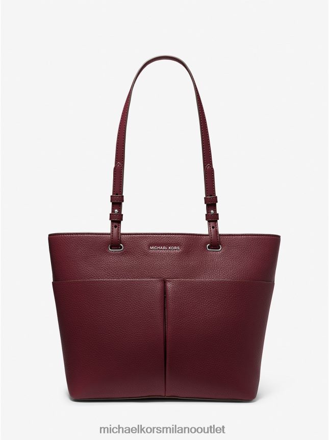 Michael Kors Borsa tote media Bedford in finta pelle martellata donne merlot P06L0L1162 Accessori