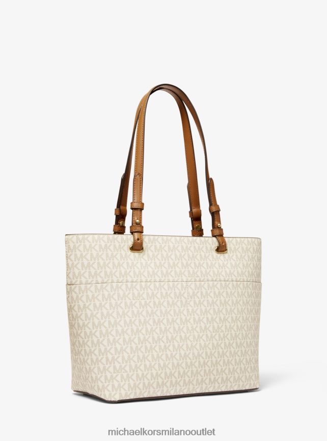 Michael Kors Borsa tote media con logo Bedford donne vaniglia/ghianda P06L0L1175 Accessori