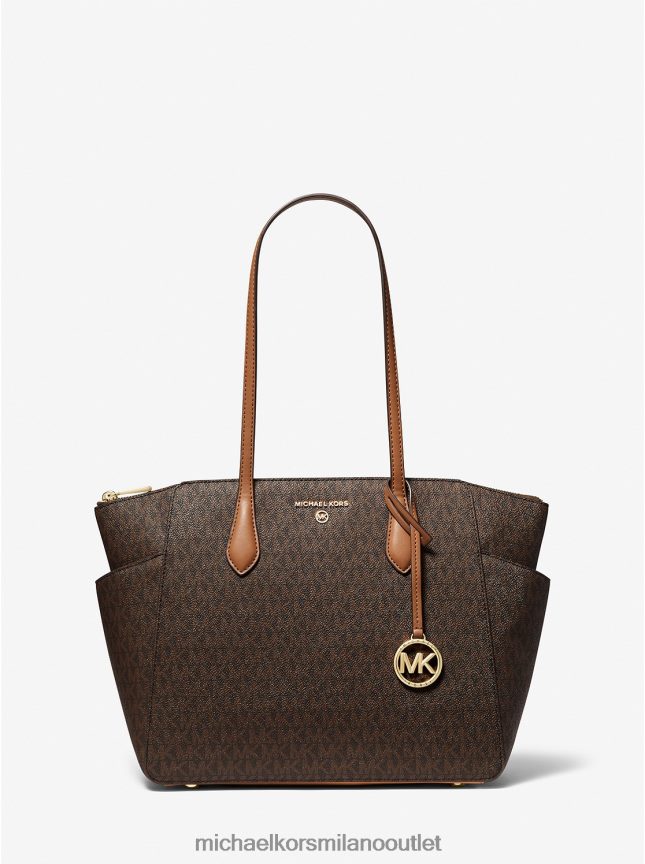 Michael Kors Borsa tote media con logo Marilyn donne brn/ghianda P06L0L1041 Accessori
