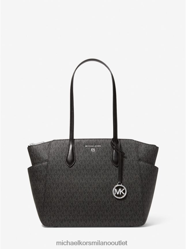 Michael Kors Borsa tote media con logo Marilyn donne nero P06L0L1039 Accessori