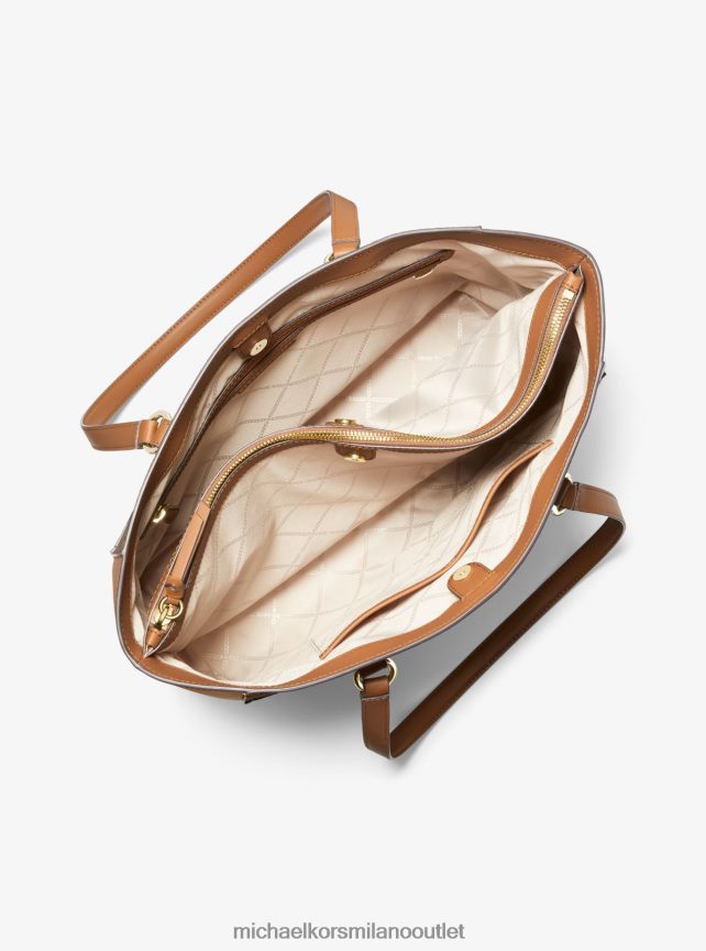 Michael Kors Sullivan borsa tote in pelle e logo grande donne brn/ghianda P06L0L1187 Accessori