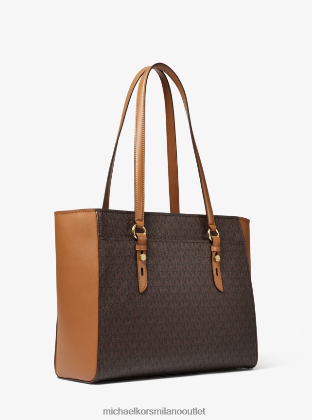Michael Kors Sullivan borsa tote in pelle e logo grande donne brn/ghianda P06L0L1187 Accessori