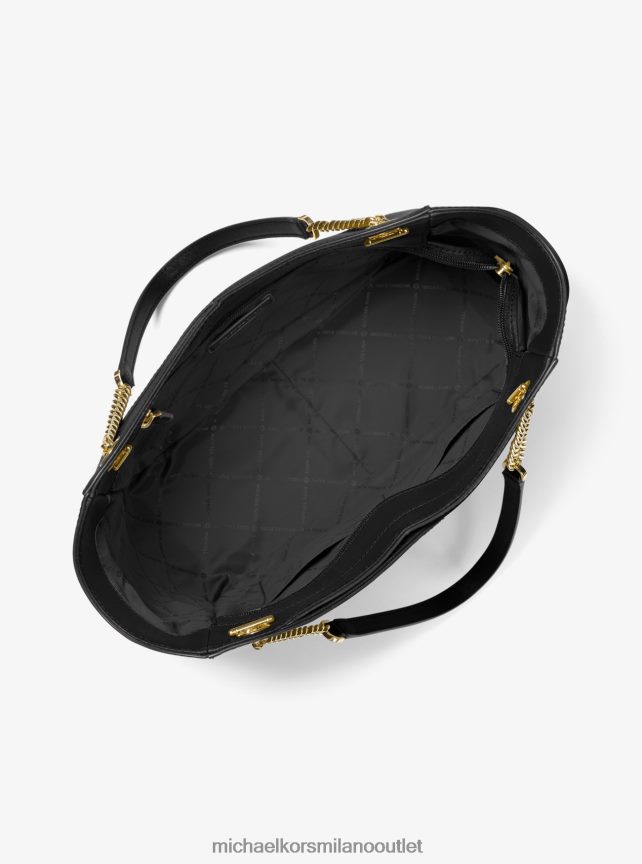 Michael Kors borsa a tracolla jet set grande in pelle saffiano donne nero P06L0L1119 Accessori