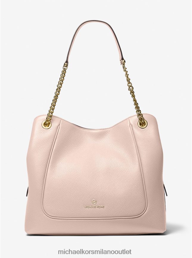 Michael Kors borsa a tracolla piper grande in pelle martellata donne rosa tenue P06L0L1071 Accessori