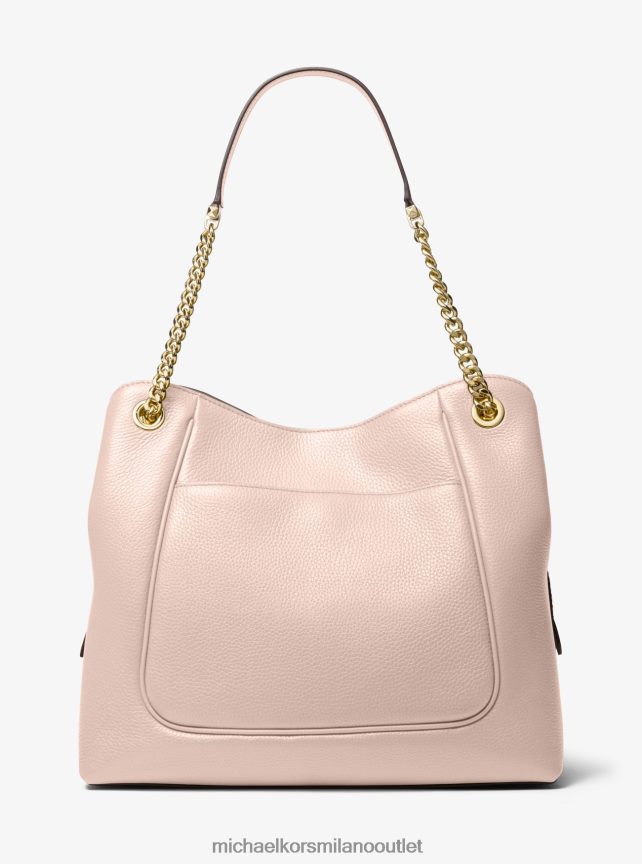 Michael Kors borsa a tracolla piper grande in pelle martellata donne rosa tenue P06L0L1071 Accessori