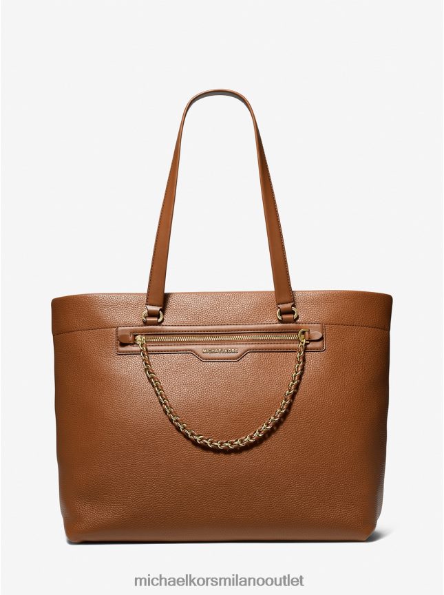Michael Kors borsa tote slater grande in pelle martellata donne bagaglio P06L0L1081 Accessori