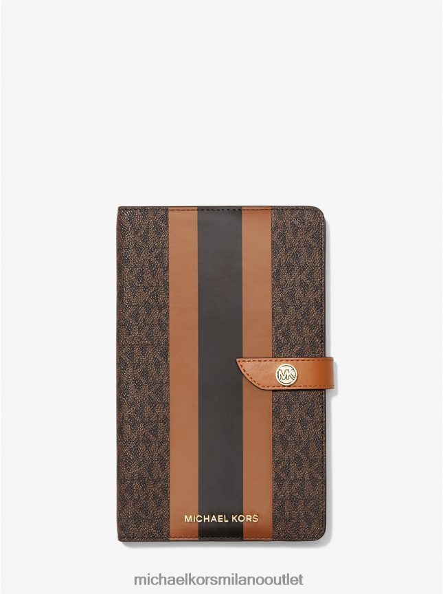 Michael Kors taccuino medio con righe con logo donne brn/ghianda P06L0L1548 Accessori