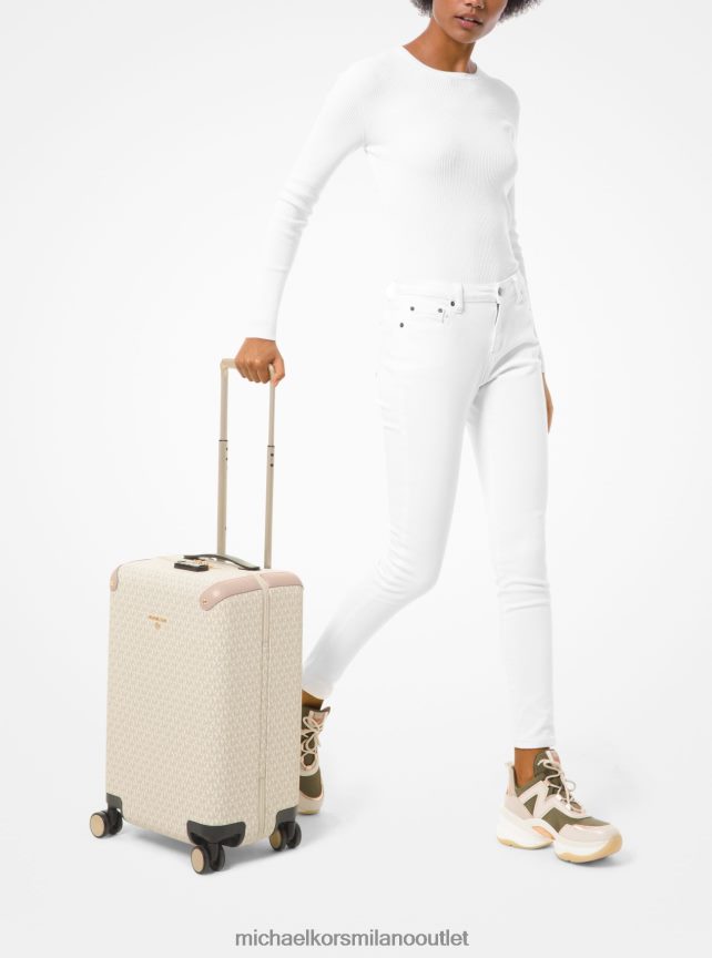 Michael Kors valigia con logo donne vaniglia/rosa tenue P06L0L1523 Accessori