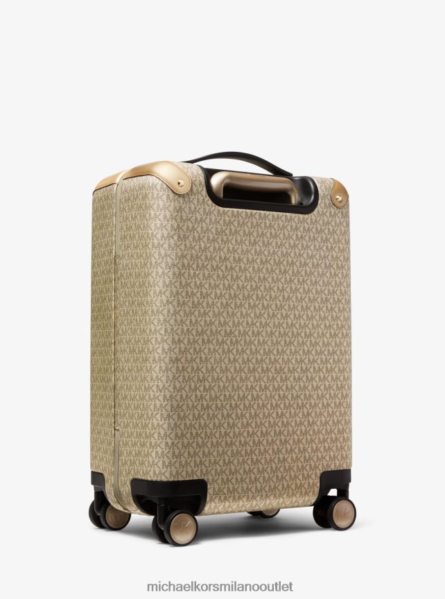Michael Kors valigia con logo metallico donne oro pallido P06L0L1533 Accessori