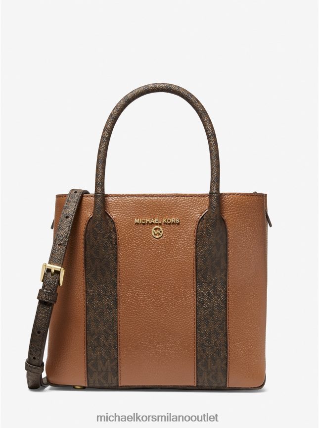 Michael Kors Borsa messenger Austin media in pelle martellata donne bagaglio P06L0L1476 Accessori