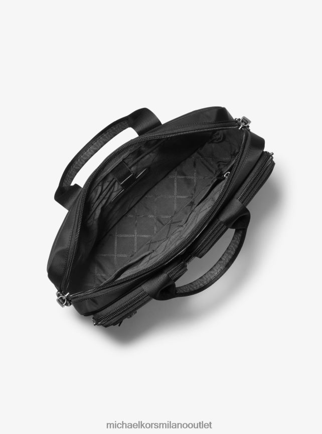 Michael Kors Valigetta in nylon di Brooklyn donne nero P06L0L1474 Accessori