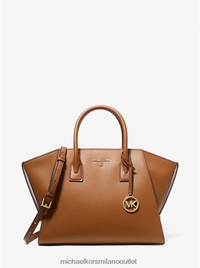 Michael Kors borsa Avril grande in pelle con cerniera superiore donne bagaglio P06L0L1452 Accessori