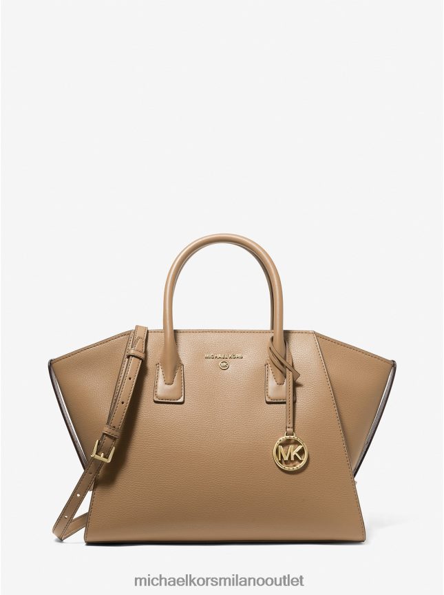 Michael Kors borsa Avril grande in pelle con cerniera superiore donne buccia P06L0L1449 Accessori