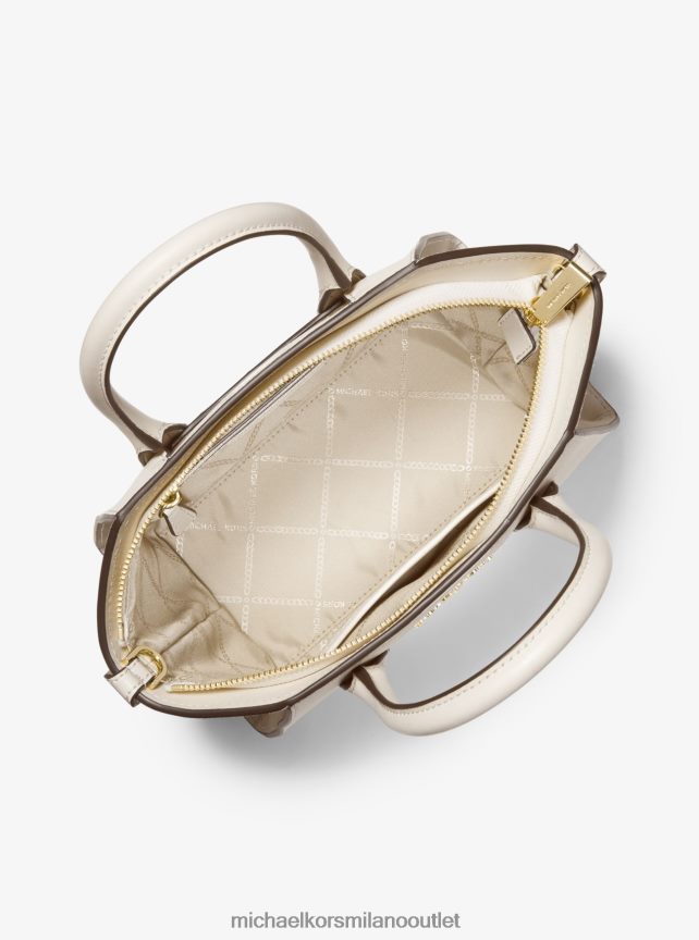 Michael Kors borsa Avril grande in pelle con cerniera superiore donne lt. panna P06L0L1451 Accessori