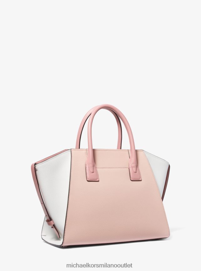 Michael Kors borsa Avril grande in pelle martellata color block con cerniera superiore donne primula multi P06L0L1444 Accessori