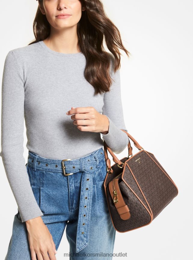 Michael Kors borsa cleo media con logo donne brn/ghianda P06L0L1446 Accessori