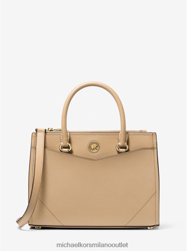 Michael Kors borsa everly media in pelle saffiano donne cammello P06L0L1441 Accessori