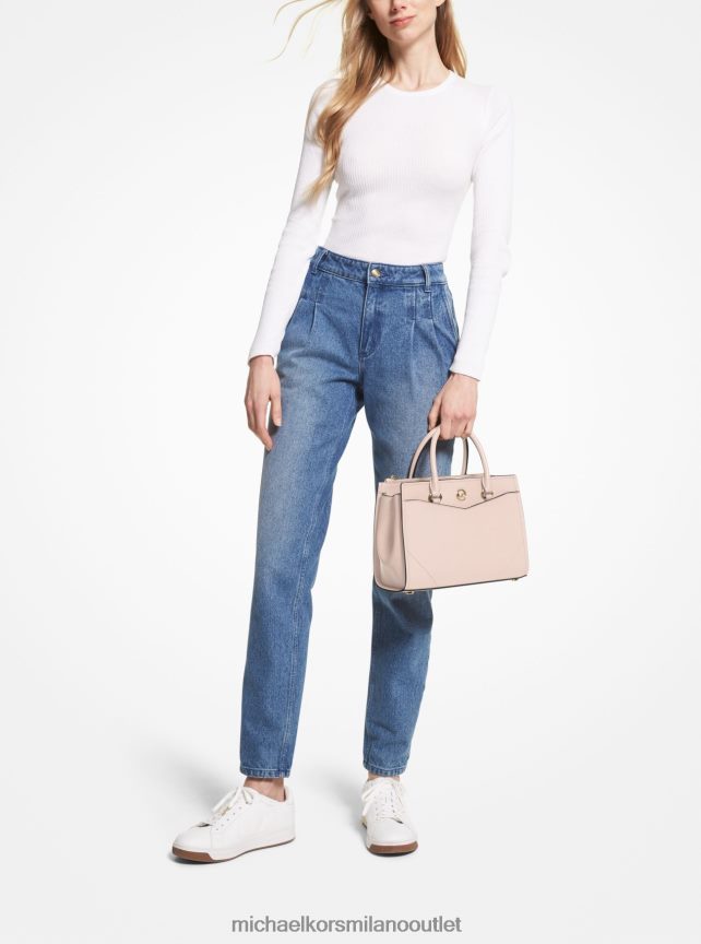 Michael Kors borsa everly media in pelle saffiano donne rosa tenue P06L0L1442 Accessori