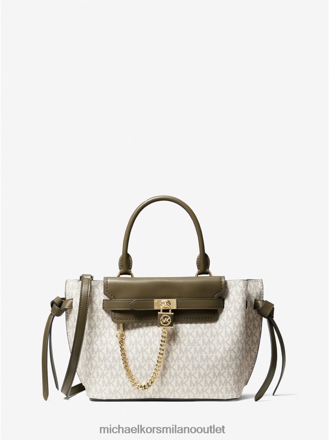 Michael Kors borsa hamilton legacy con cintura e logo piccolo donne furgone/oliva P06L0L1467 Accessori