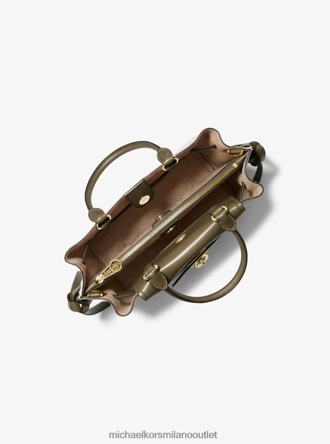 Michael Kors borsa hamilton legacy con cintura e logo piccolo donne furgone/oliva P06L0L1467 Accessori