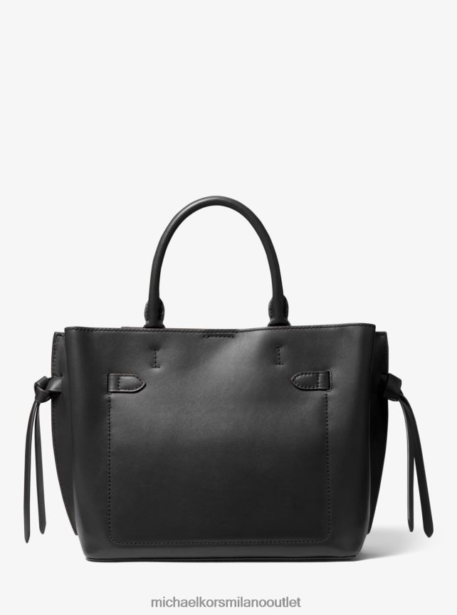 Michael Kors borsa hamilton legacy grande in pelle con cintura donne nero P06L0L1415 Accessori