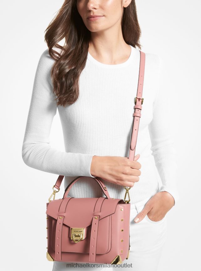 Michael Kors borsa manhattan media in pelle donne rosa P06L0L1436 Accessori