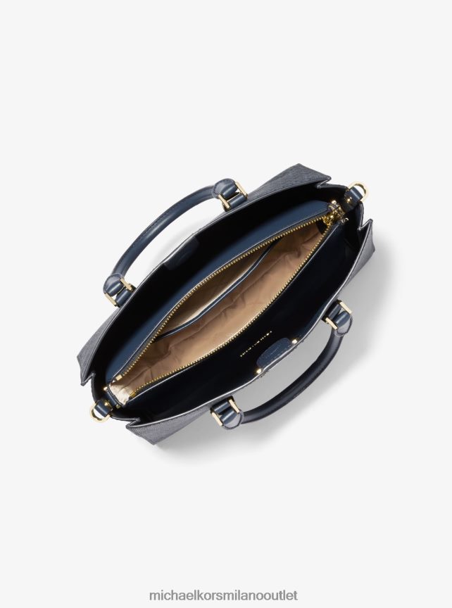 Michael Kors borsa sally media con logo 2 in 1 e borsa in ecopelle donne admrl/plblue P06L0L1428 Accessori