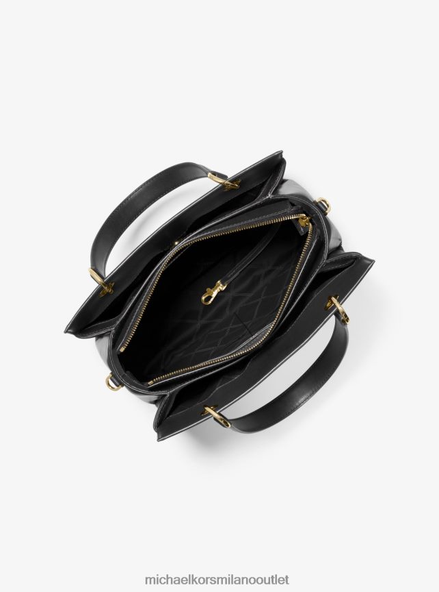 Michael Kors borsa susan media in pelle trapuntata donne nero P06L0L1514 Accessori