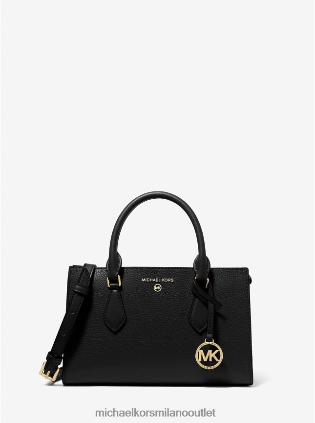 Michael Kors borsa valerie piccola in pelle martellata donne nero P06L0L1492 Accessori