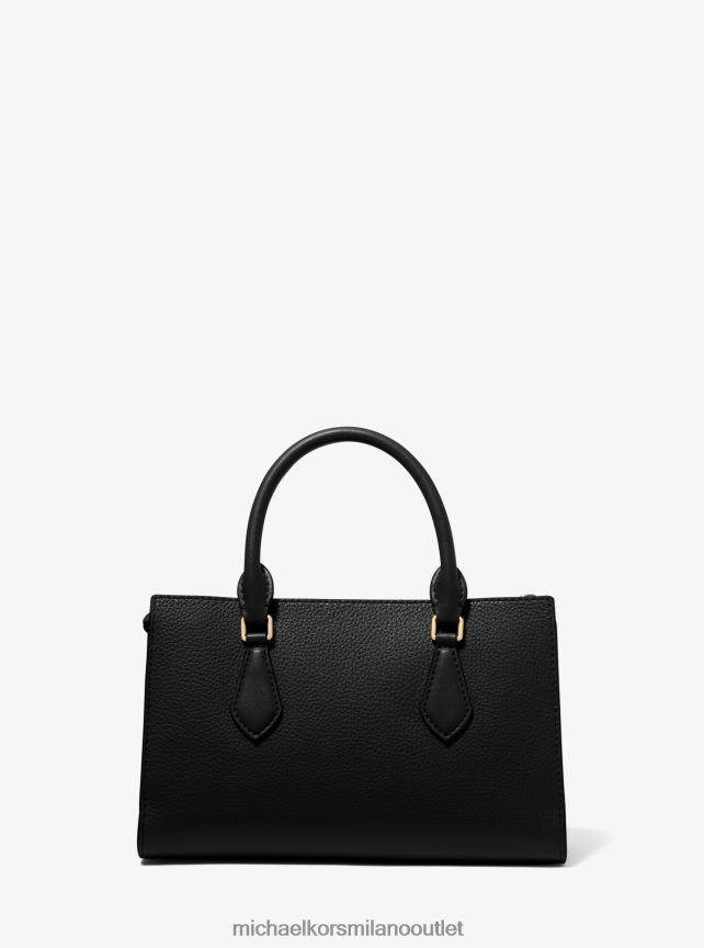 Michael Kors borsa valerie piccola in pelle martellata donne nero P06L0L1492 Accessori