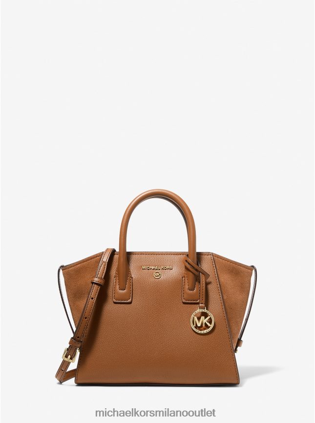 Michael Kors cartella Avril piccola in pelle con cerniera superiore donne bagaglio P06L0L1502 Accessori