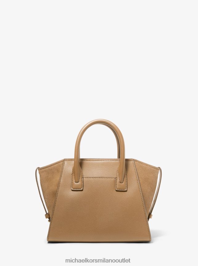 Michael Kors cartella Avril piccola in pelle con cerniera superiore donne buccia P06L0L1498 Accessori