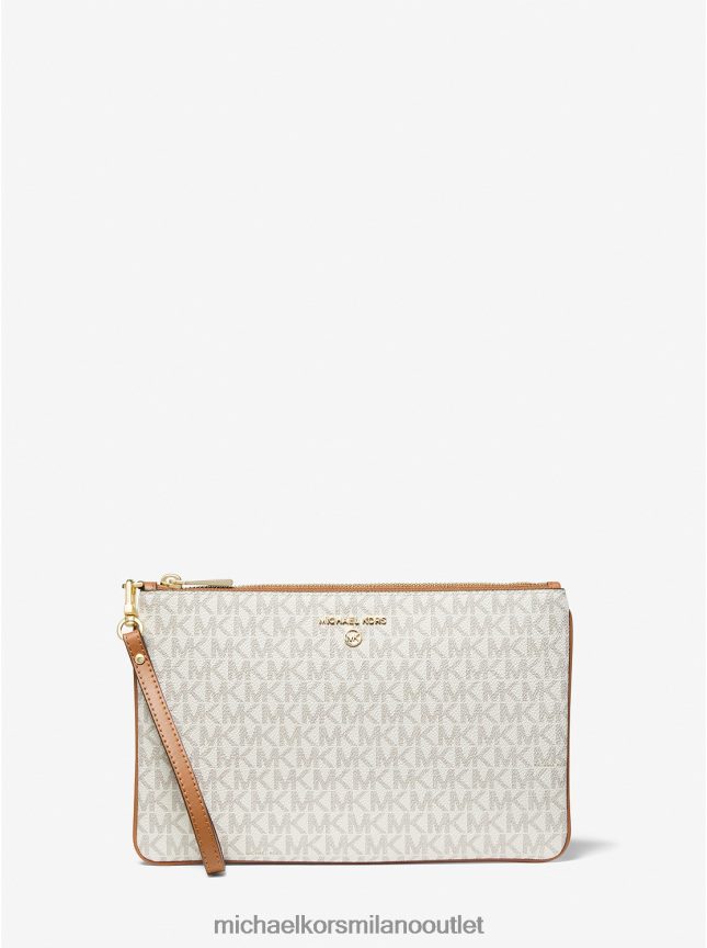 Michael Kors cinturino con logo grande donne vaniglia/ghianda P06L0L1588 Accessori