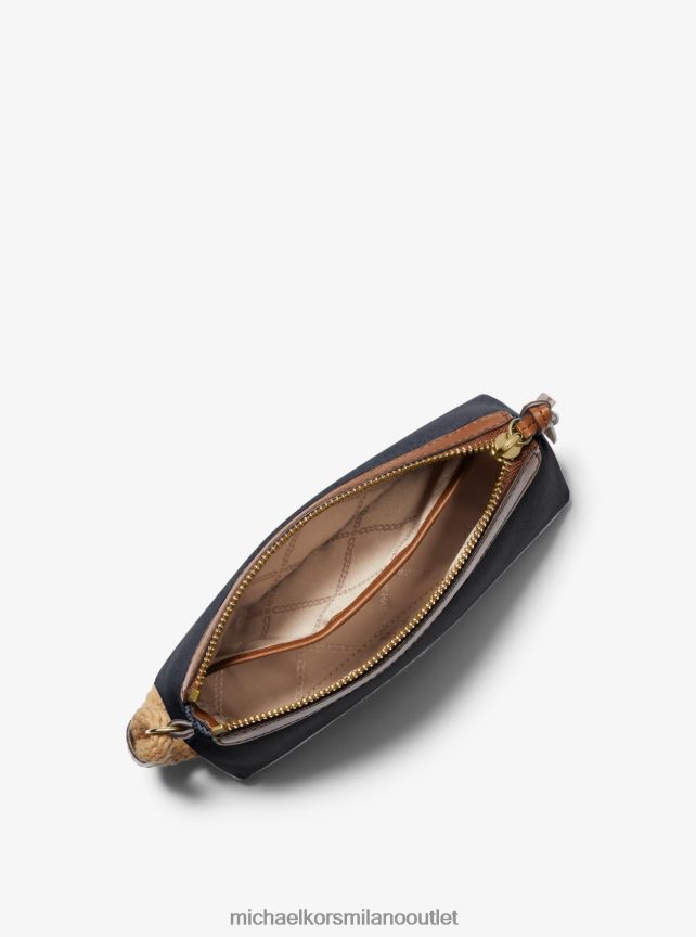 Michael Kors polsino talia piccolo in tela di cotone donne marina multi P06L0L1612 Accessori