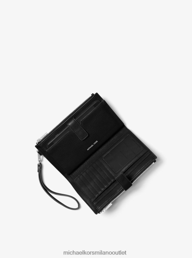 Michael Kors portafoglio per smartphone in pelle adele donne nero P06L0L1603 Accessori