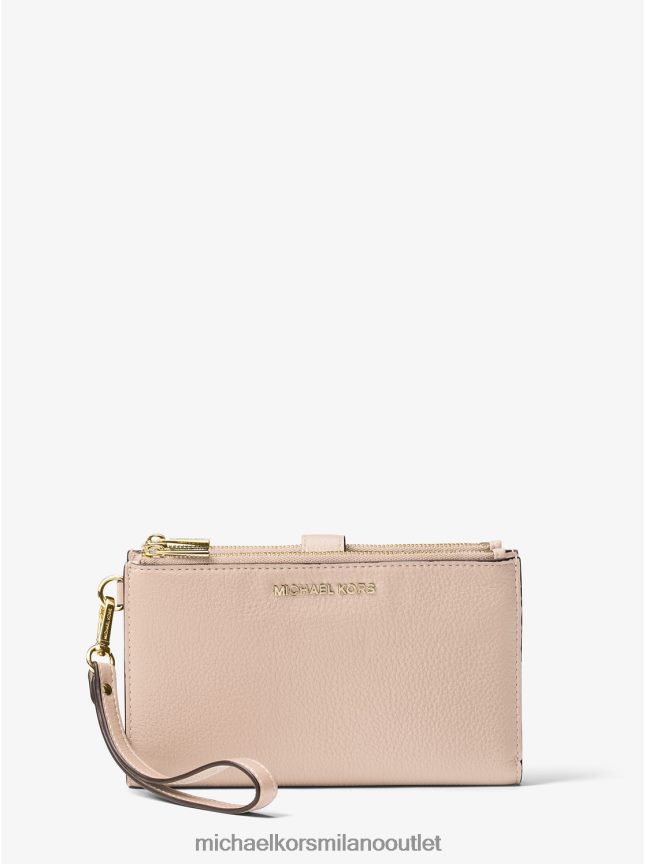 Michael Kors portafoglio per smartphone in pelle adele donne rosa tenue P06L0L1599 Accessori