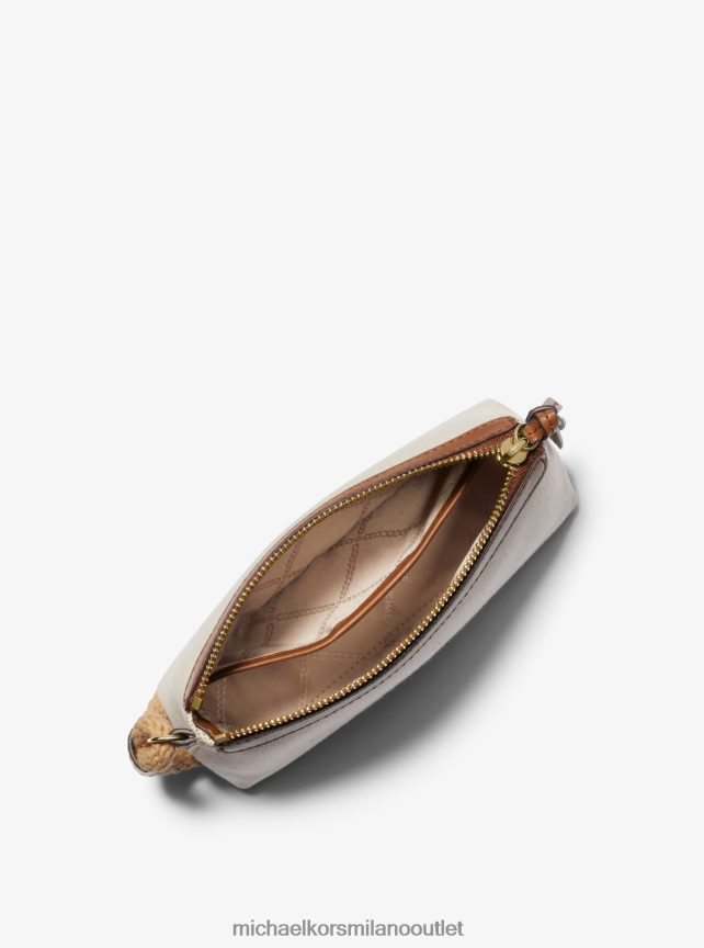 Michael Kors talia piccolo cinturino in tela donne naturali/bagagli P06L0L1609 Accessori