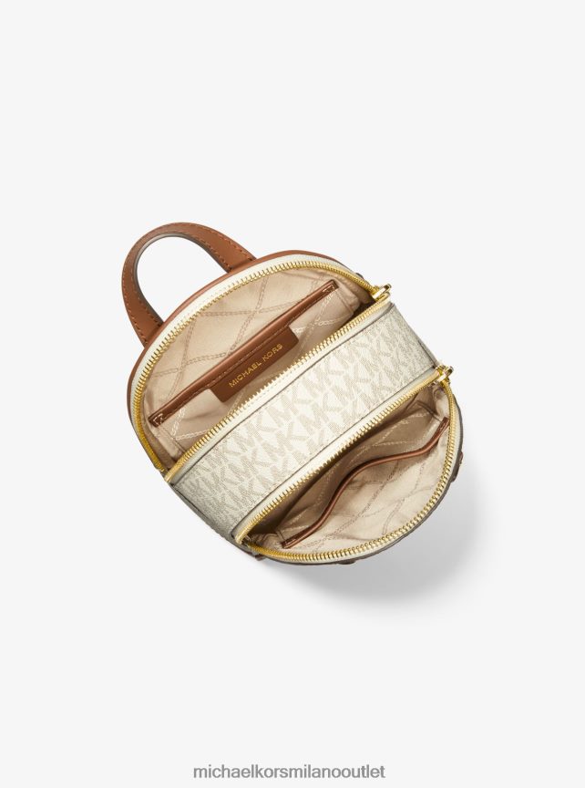 Michael Kors Zaino Brooklyn extra piccolo con logo donne vaniglia/ghianda P06L0L1212 Accessori